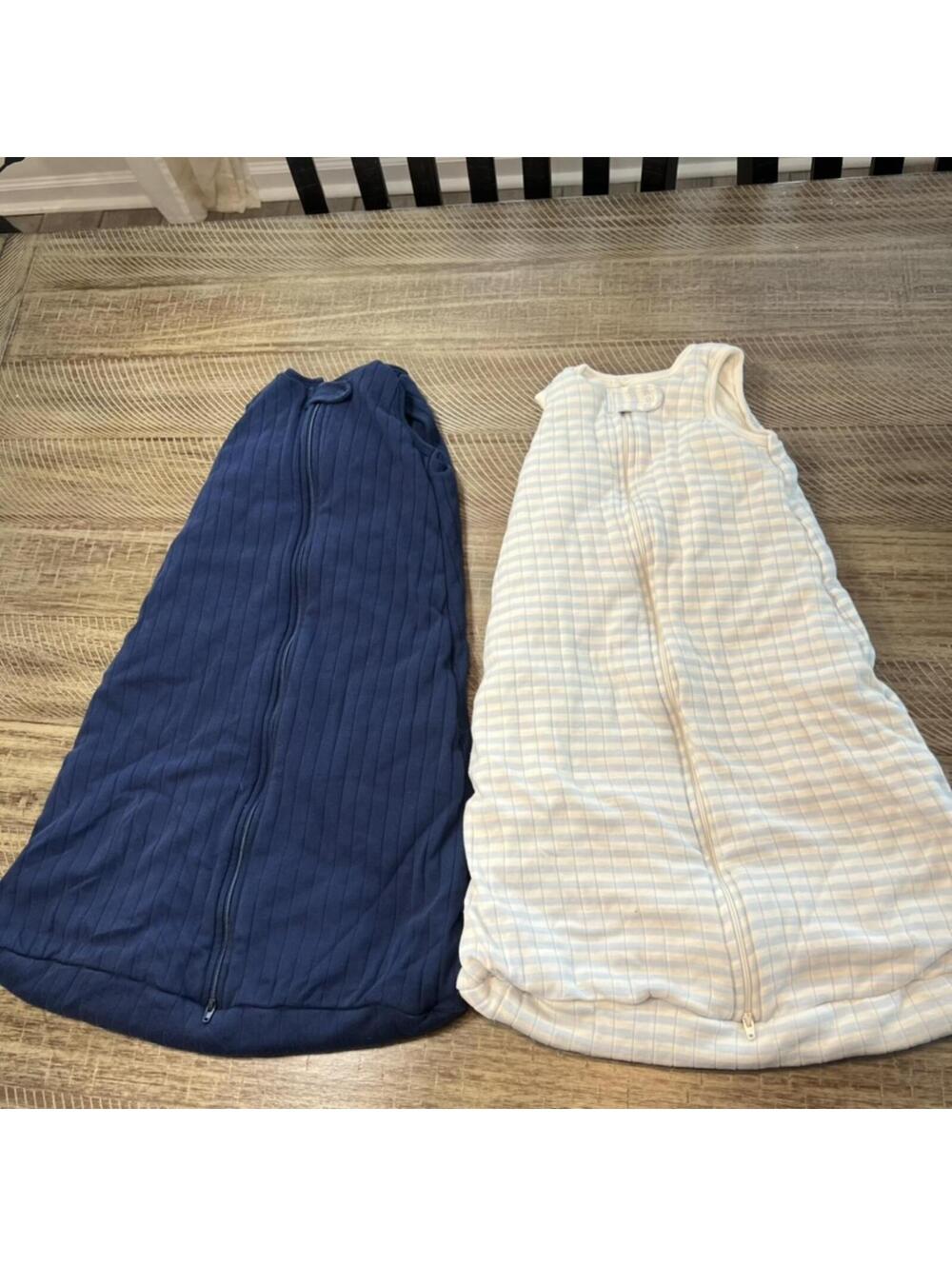 Set of 2 Cotton blue Sleep sacks - 6-12M